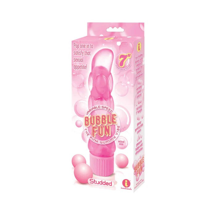 The 9" Bubble Fun Studded 7" Icon Brands Toys - Vibrators