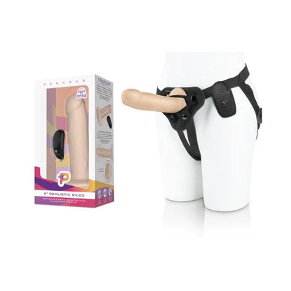 Pegasus 8" Realistic Dildo - Cream Electric Eel Toys - Fetish