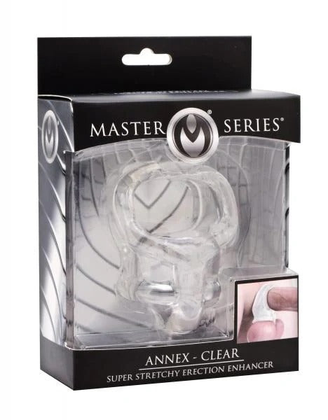 Annex Clear Super Stretchy Erection Enhancer Master Series Toys - Cockrings
