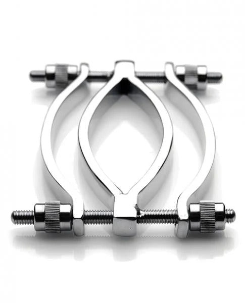 Stainless Steel Adjustable Pussy Clamp Master Series Toys - Fetish