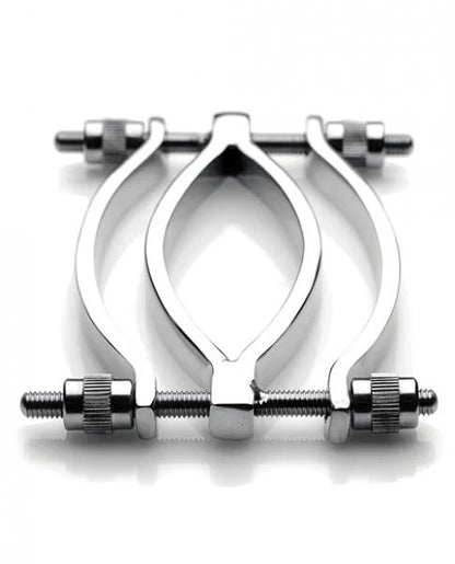 Stainless Steel Adjustable Pussy Clamp Master Series Toys - Fetish