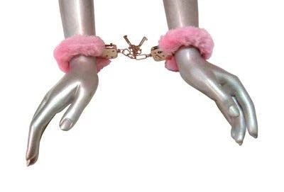 Caught In Candy Fur Handcuffs Frisky Toys - Fetish