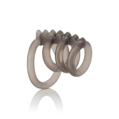 Dr. Joel Kaplan Support Master Triple Smooth - Smoke CalExotics - California Exotic Novelties Toys - Cockrings