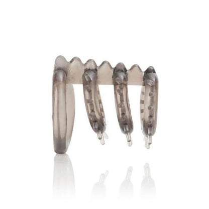 Dr. Joel Kaplan Support Master Triple Ticklers - Smoke CalExotics - California Exotic Novelties Toys - Cockrings