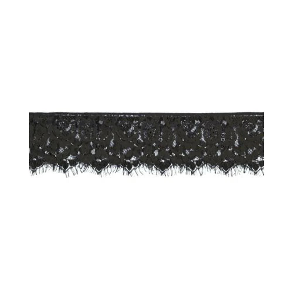 Ouch! Black & White Lace Mask With Elastic Straps Blindfold Black Shots America Novelties - Mask