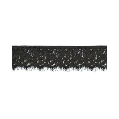 Ouch! Black & White Lace Mask With Elastic Straps Blindfold Black Shots America Novelties - Mask