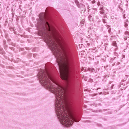 Evolved Jammin G Rechargeable Tapping Dual Stim Vibe Silicone Pink Evolved Novelties Toys - Vibrators