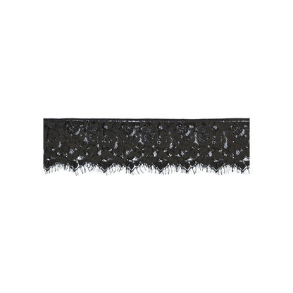 Ouch! Black & White Lace Mask With Elastic Straps Blindfold Black Shots America Novelties - Mask