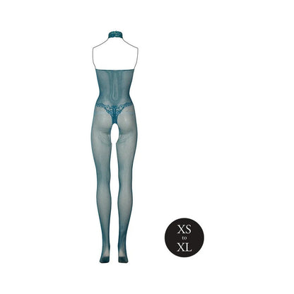 Le Desir Fishnet and Lace Bodystocking Ocean Deep Queen Size Le Desir Women - Lingerie - Hosiery