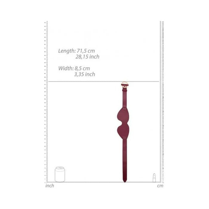 Ouch Halo Eyemask Burgundy Shots America Toys - Fetish