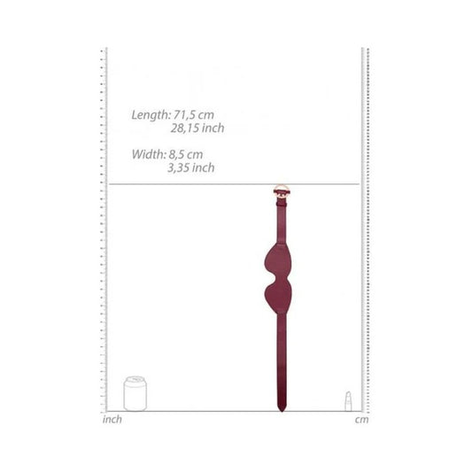 Ouch Halo Eyemask Burgundy Shots America Toys - Fetish