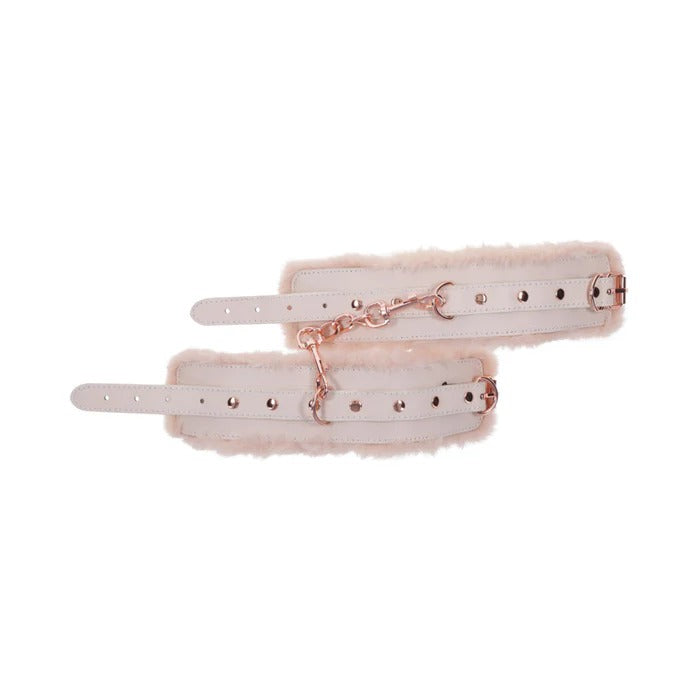 S&M Peaches ‘n CreaMe Fur Handcuffs Sportsheets Toys - Fetish