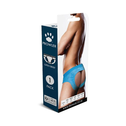 Prowler Lace Open Back Brief Neon Blue 2XL Prowler Man