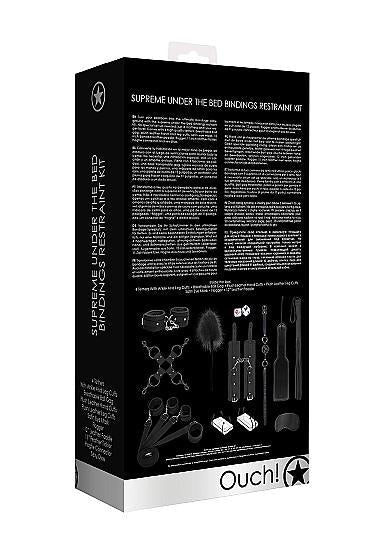 Ouch! Supreme Bindings Kit - Black Shots America Toys - Fetish