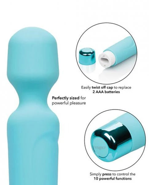 Eden Wand Teal Blue Body Massager Eden Toys - Vibrators