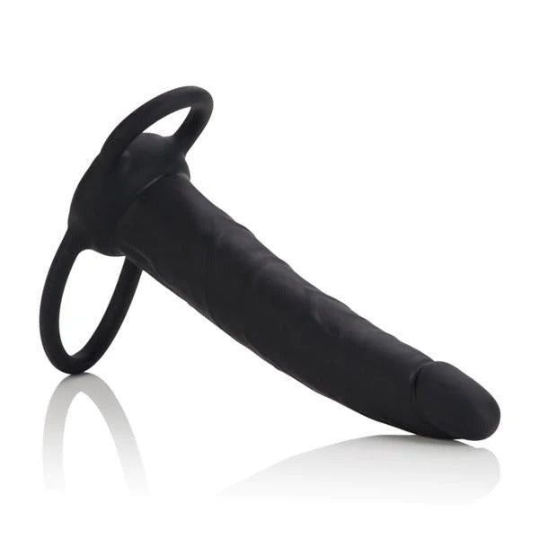 Cal Exotics Silicone Double Rider Black CalExotics - California Exotic Novelties Toys - Cockrings