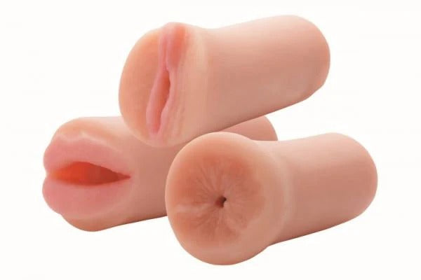 Jesse Janes Three Way Pussy, Ass, Mouth Strokers Jesse Jane Toys - Masturbators