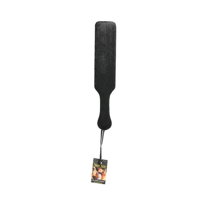 Sportsheets Fur Lined Leather Paddle-Black Sportsheets Toys - Fetish