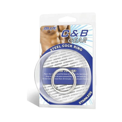 C & B Gear Steel Cock Ring 1.5 inches Electric Eel Toys - Fetish