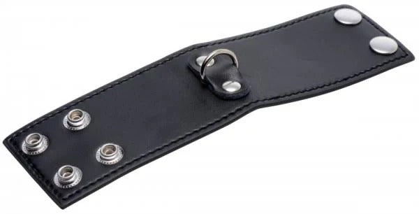 Strict Ball Stretcher with D-Ring 2 inches Black Strict Toys - Cockrings