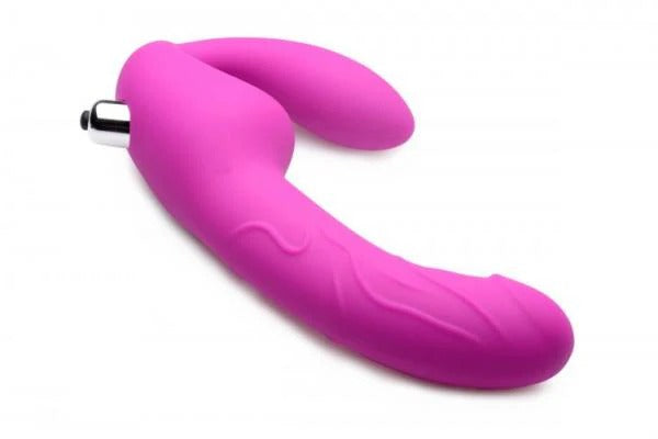 Evoke Super Charged Vibrating Strapless Strap On Strap U Toys - Couples