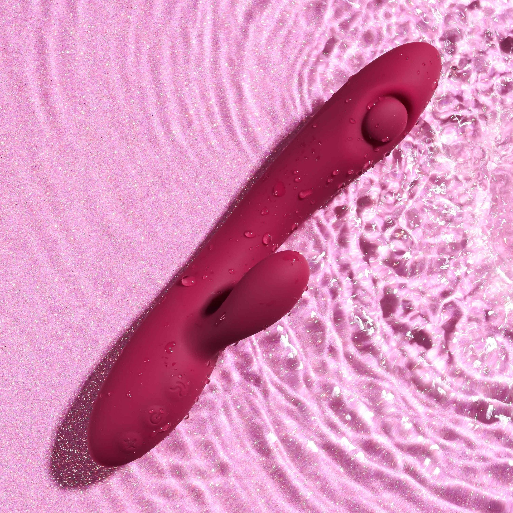 Evolved Jammin G Rechargeable Tapping Dual Stim Vibe Silicone Pink Evolved Novelties Toys - Vibrators