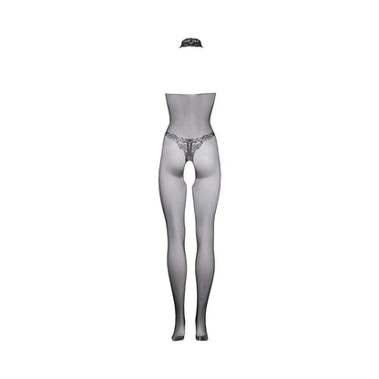 Le Desir Fishnet & Lace High-Neck Bodystocking Black O/S Le Desir Women - Lingerie - Hosiery