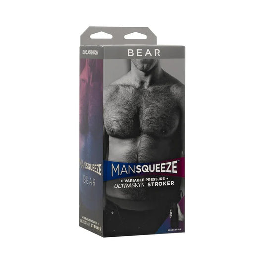 Man Squeeze Bear Ass Francois Sagat Beige Stroker Doc Johnson Toys - Masturbators