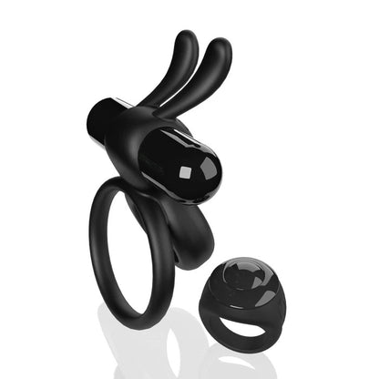 Screaming O Remote Controlled Ohare Vibrating Ring-Black THE SCREAMING O"" Toys - Cockrings