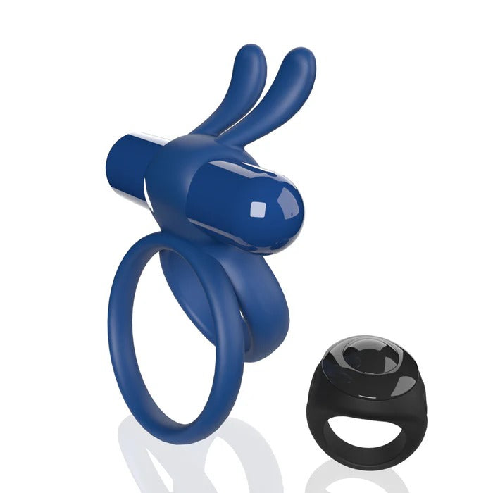 Screaming O Remote Controlled Ohare XL Vibrating Ring-Blue THE SCREAMING O"" Toys - Cockrings