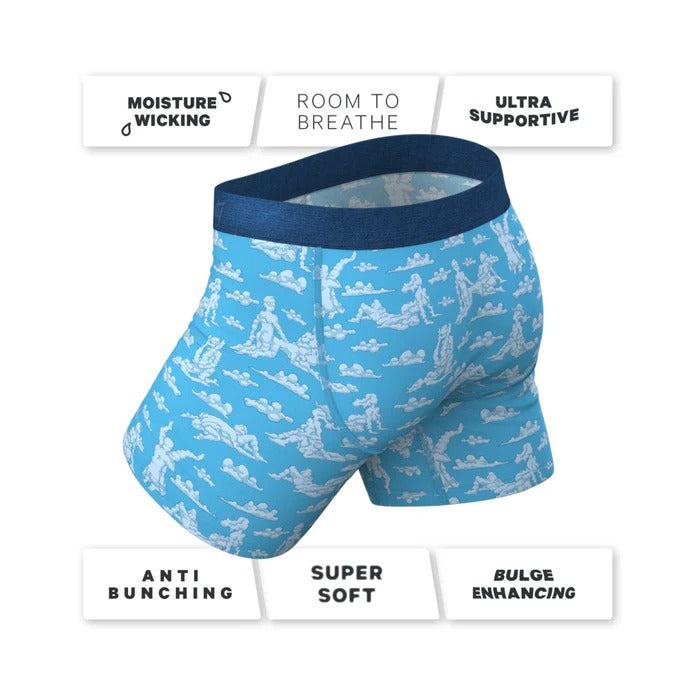 Shinesty The Reverse Cloud Girl Cloud Ball Hammock Pouch Underwear with Fly XL Shinesty Man