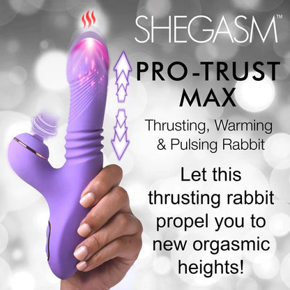 Pro-thrust Max 14x Thrusting And Pulsing Silicone Rabbit XR Brands Toys - Vibrators