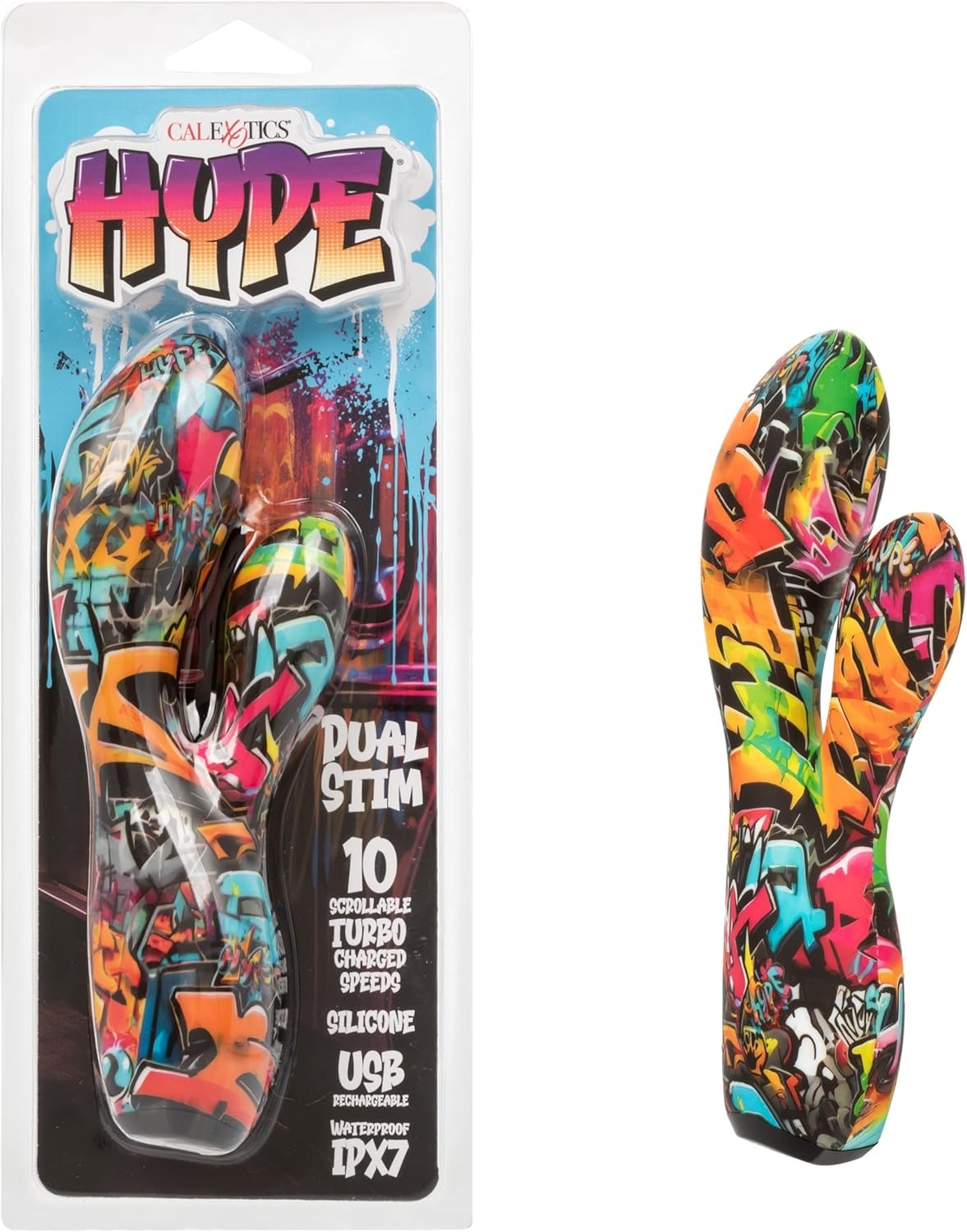 Hype Dual Stim Multicolor CalExotics - California Exotic Novelties Toys - Vibrators