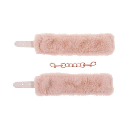 S&M Peaches ‘n CreaMe Fur Handcuffs Sportsheets Toys - Fetish
