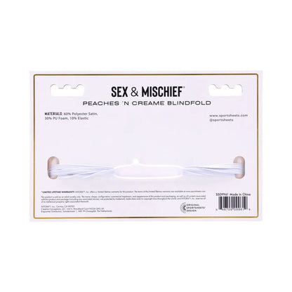 S&M Peaches ‘n CreaMe Blindfold Sportsheets Toys - Fetish