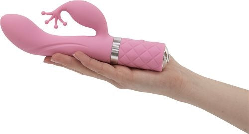 Pillow Talk Kinky Clitoral W/ Swarovski Crystal Pink BMS ENTERPRISES Toys - Vibrators