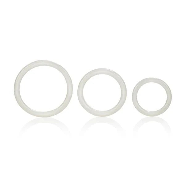 Tri-Rings Glow-in-the Dark CalExotics - California Exotic Novelties Toys - Cockrings