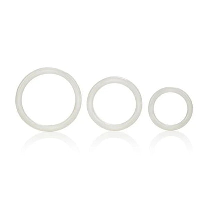 Tri-Rings Glow-in-the Dark CalExotics - California Exotic Novelties Toys - Cockrings