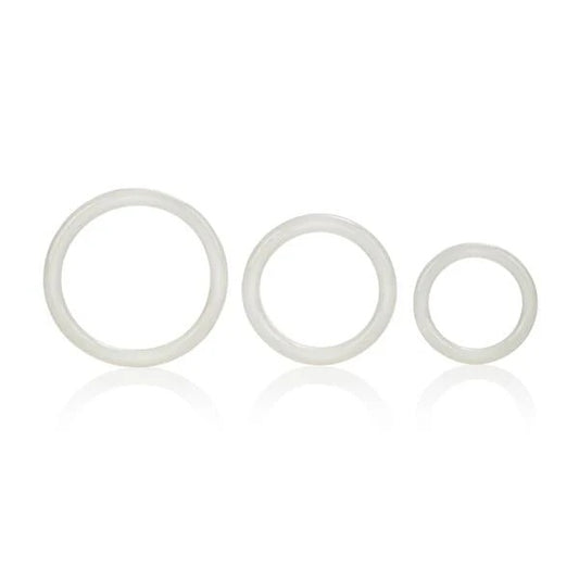 Tri-Rings Glow-in-the Dark CalExotics - California Exotic Novelties Toys - Cockrings
