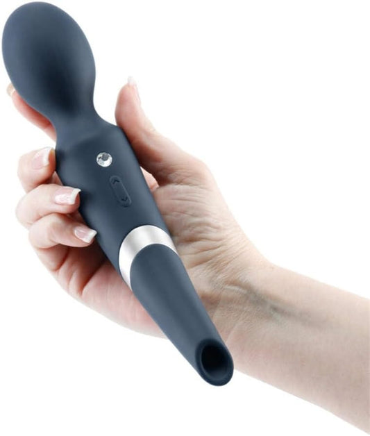 Sugar Pop Aurora Air Pulse And Wand Massager Blue New Sensations - NS Novelties Toys - Vibrators