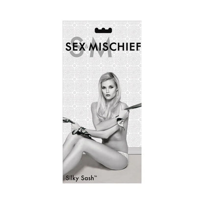 S&M Silky Sash - Black Sportsheets Toys - Fetish