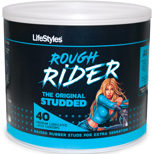 Lifestyles Rough Rider - 40 Count Jar Default Title Paradise Marketing Health - Condoms