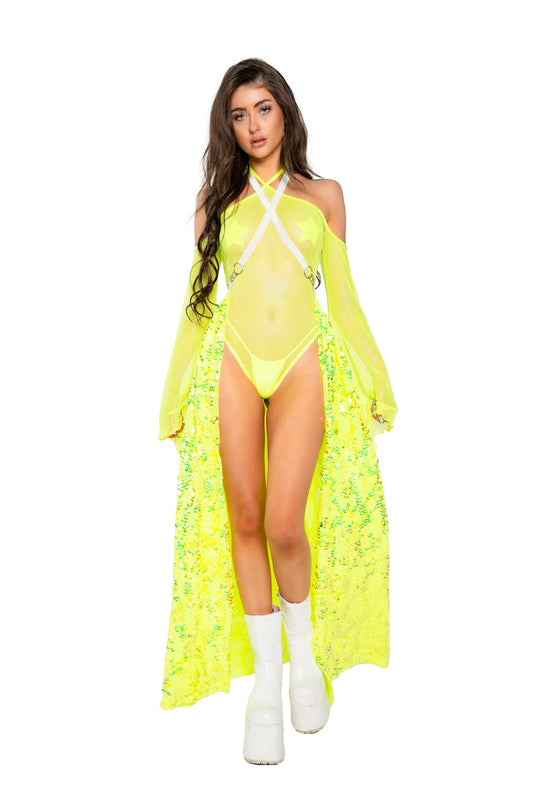 Sequin Long Harness Skirt J-Valentine, Inc Women - Bottoms