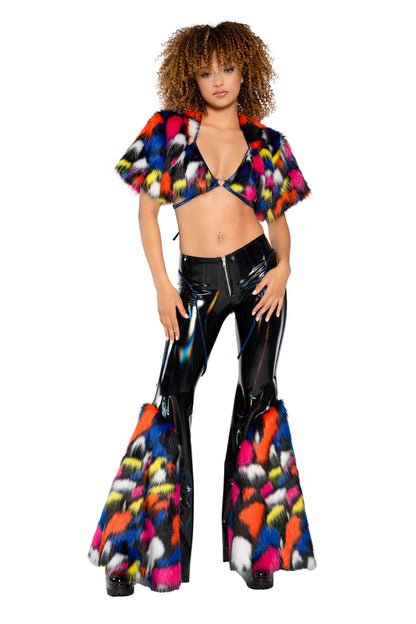 Faux Fur Shrug Lava Lamp S M J-Valentine, Inc Women - Top