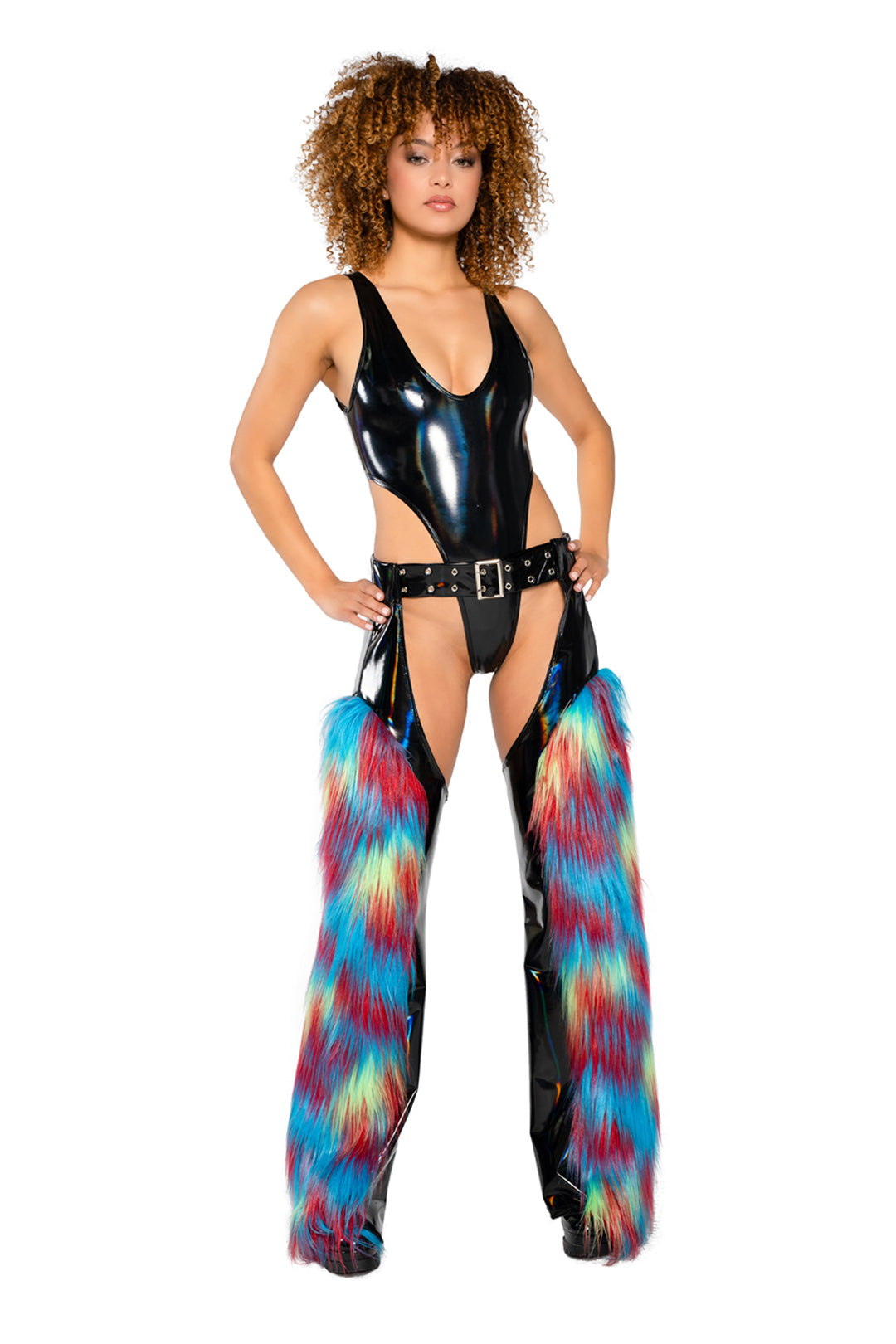 Holographic PVC Bodysuit J-Valentine, Inc Sexy Lingerie