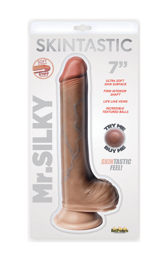Skinsations - Skintastic Series - Mr. Silky - 7 Inches Default Title Hott Products Toys - Dildos