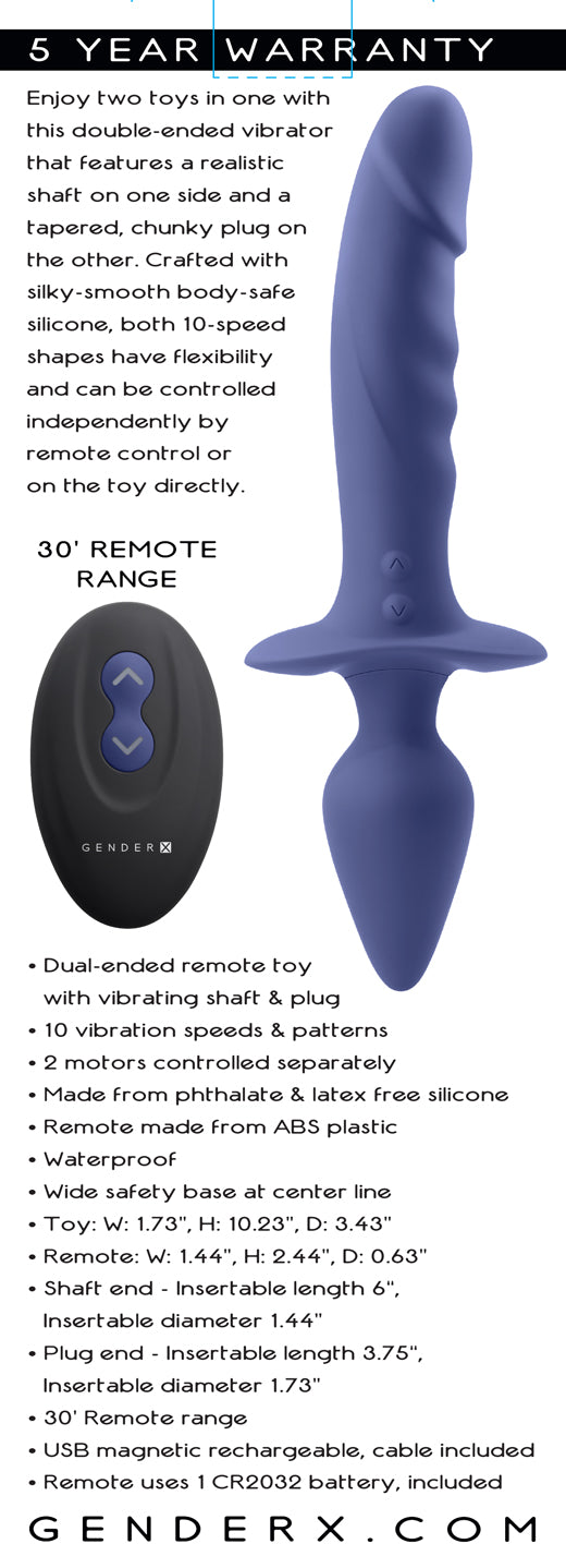 Dual Defender - Purple Default Title Evolved Novelties Toys - Anal Toys