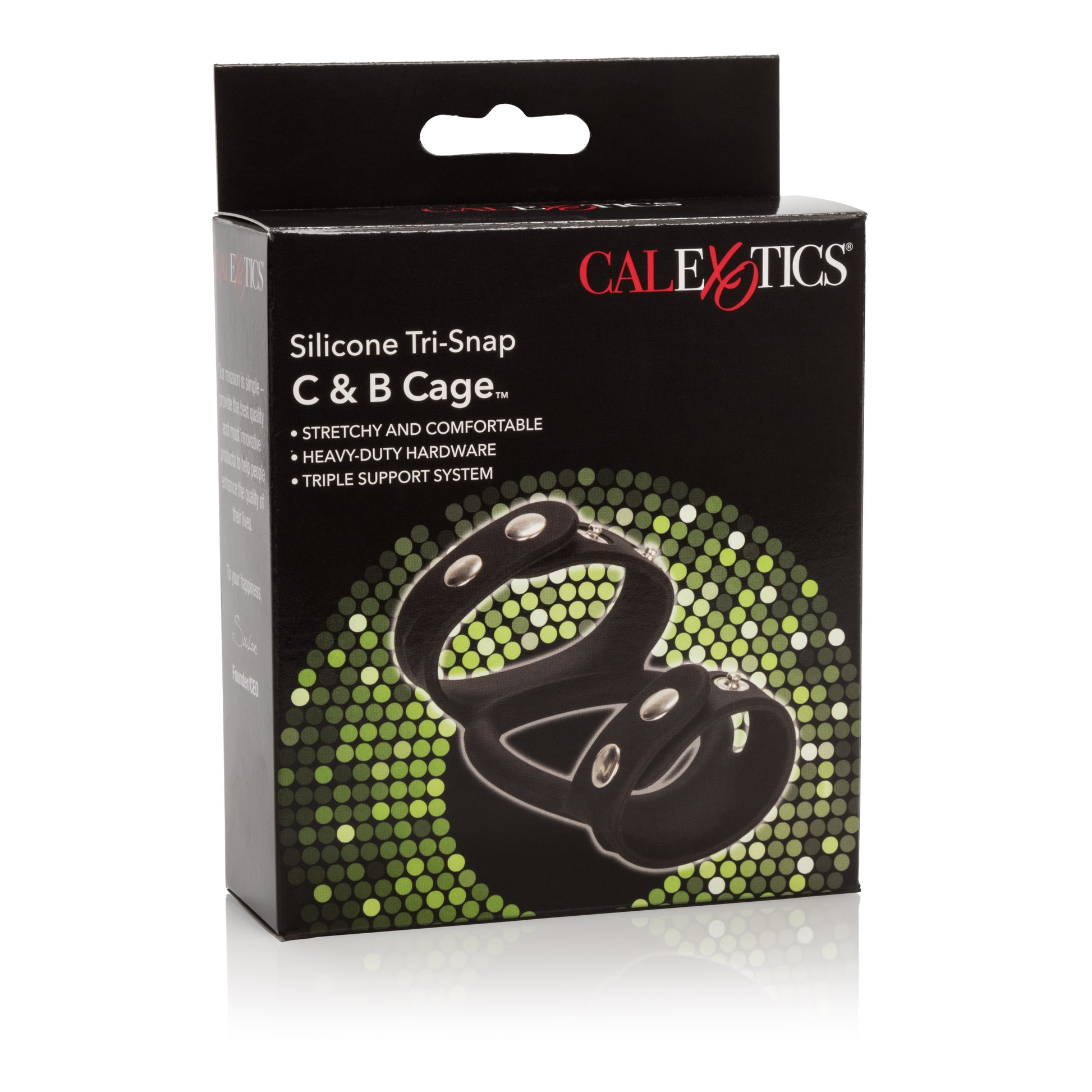 Silicone Tri-Snap C & B Cage Default Title CalExotics - California Exotic Novelties Toys - Cockrings