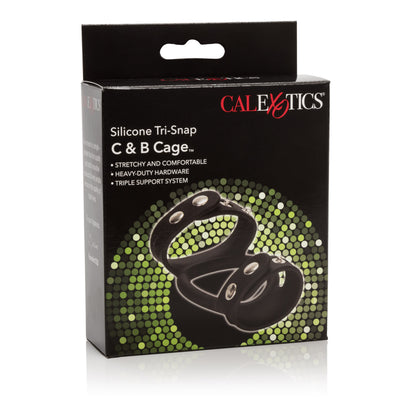 Silicone Tri-Snap C & B Cage Default Title CalExotics - California Exotic Novelties Toys - Cockrings