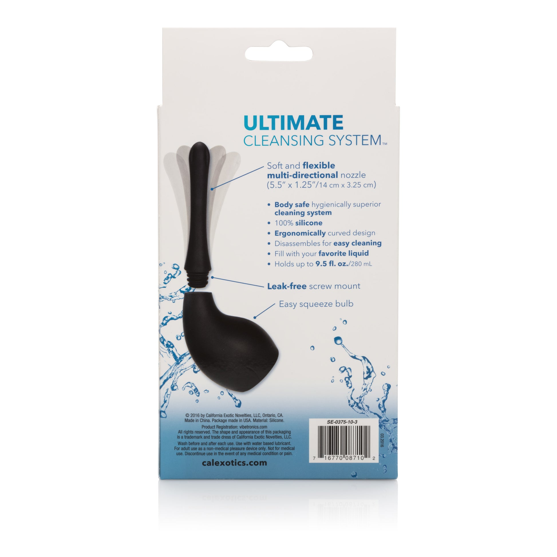 Ultimate Cleaning System - Black Default Title CalExotics - California Exotic Novelties Toys - Anal Toys